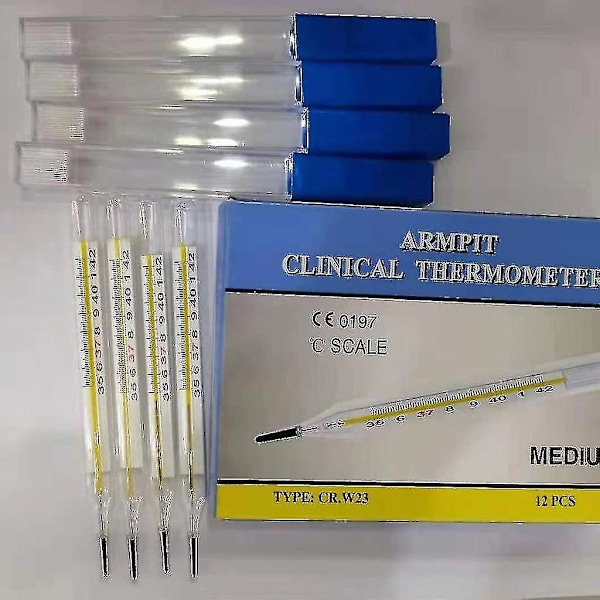 Termometer för vuxna, glas termometer för feber 35-42c-YuJia