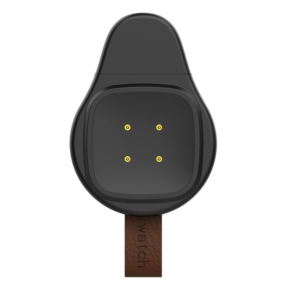 Lader For Fitbit Versa 3/sense Watch Bærbar Usb Interface Klokkelader, svart