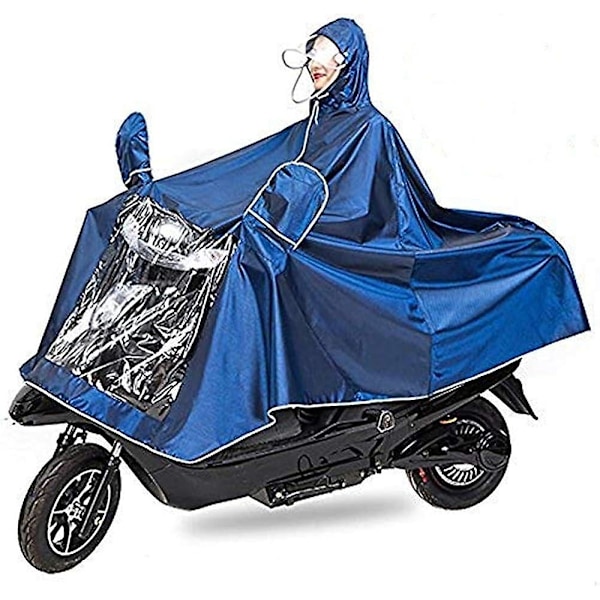 Ibluelover Unisex Poncho Utomhus Cykel/elcykel/motorcykel/scooter Cykeljacka Regnrock Cape