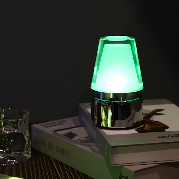 Metallisk Bar Ladestasjon Bordlampe Brettspill Hall Klar Bar Akryl Atmosfærisk Bordlampe Dekorativ Nattlys