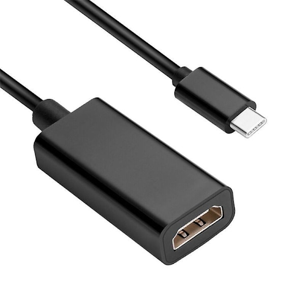 Typ C till -kompatibel USB C till -kompatibel videokabel Typ-C till HD TV-skärmadapter USB3.1 4K 60