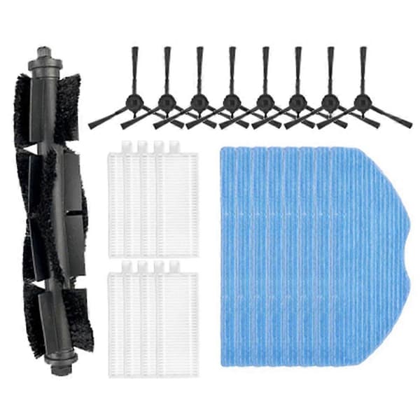 For RE4 / RE4 Plus / RE5 / RE5 Plus Hovedsidebørste Moppeklut Filter Tilbehør Erstatning Reservedel