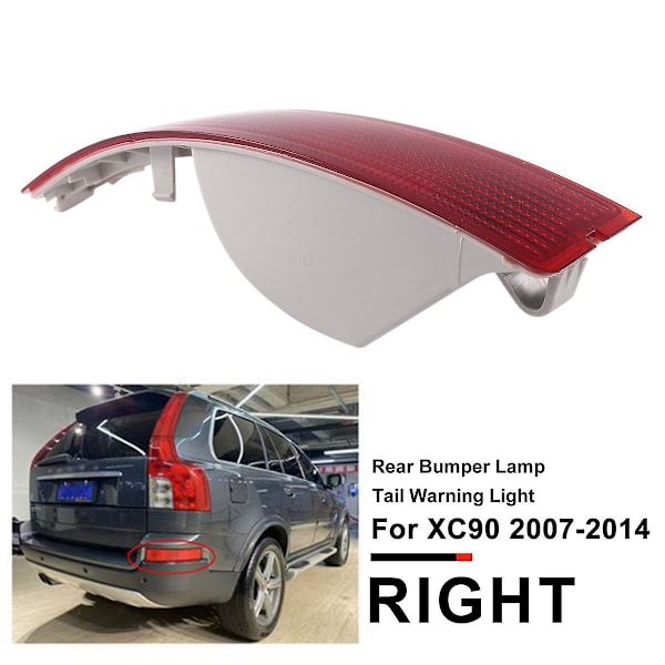 Takapuskurin valo XC90 2007-2014 Takavaloheijastin Sumuvalo Ilman Polttimoa Oikea 31111185