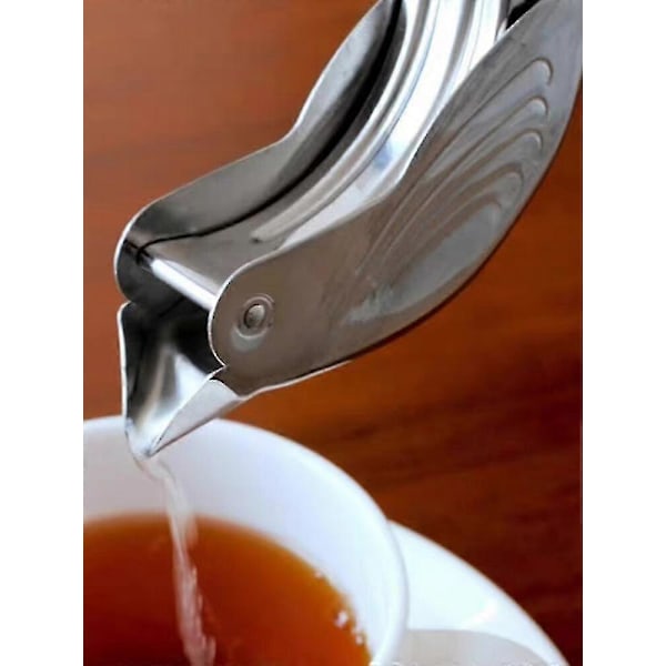 2-pack Unika Fågelformade Köksredskap Citronpress 304 Rostfritt Stål