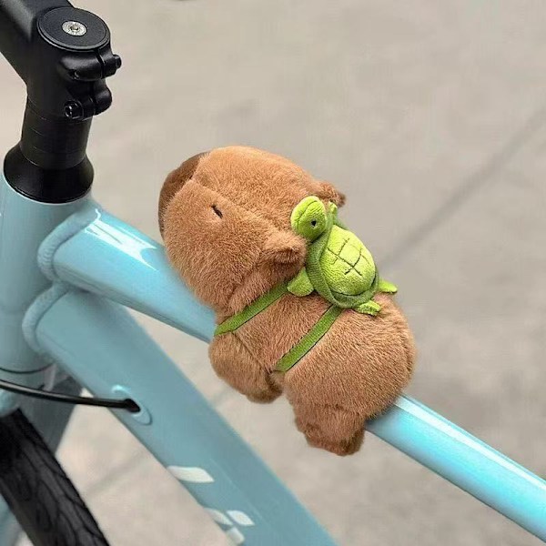1-Pack Capybara Slap Ring [Sköldpaddsstil] Leksak Armbandsarmband Capybara Plysch Slap Snap Leksak