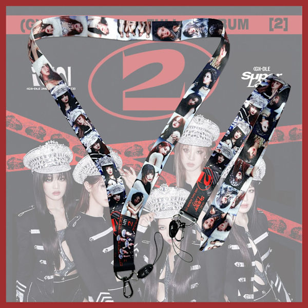 2-pak Stray Kids nøgleringe Lee Yong-fu (G)I-DLE nyt album 2. album Super periferi mobiltelefonstropper