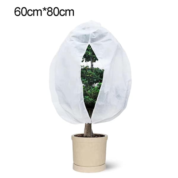 Vinterbeskyttelse for planter, med glidelås, for balkongplanter