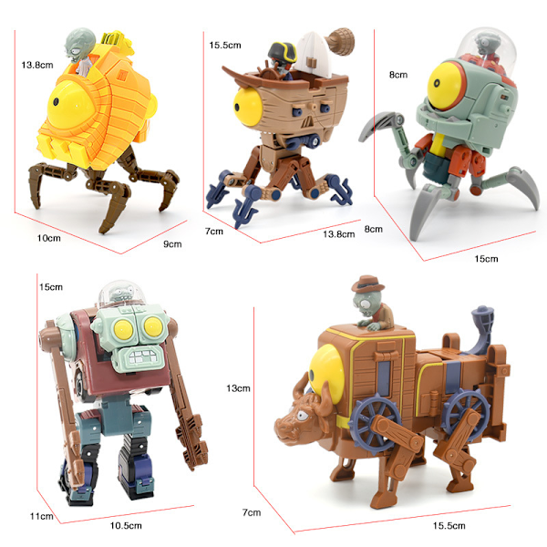 Leksakstransformerande Robotset Kombinerat Pojkspel