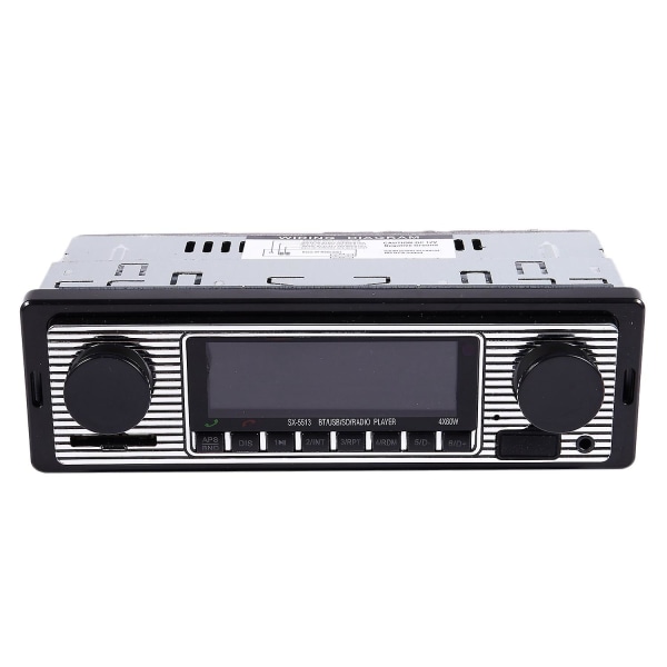 Bluetooth Vintage Bilradio Mp3-spelare Stereo USB Aux Klassiskt bilstereoljud Dark Green 37