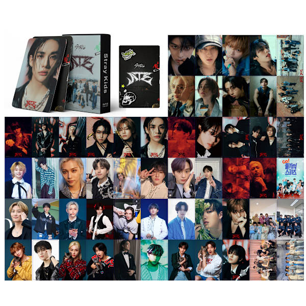 1 set Stray Kids fotokort 55 st Stray Kids Oddinary New Album fotokort Stray Kids Lomo-kort Stray Kids M