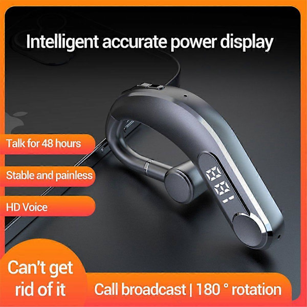 Bluetooth Ørepropp Headset Trådløse Håndfrie Hodetelefoner Ørepropper iPhone Android