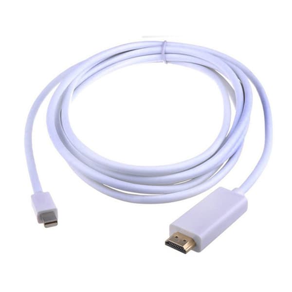 10ft/3m Mini DP DisplayPort Thunderbolt till HDMI Kabel Adapter för iMac Mac Mini