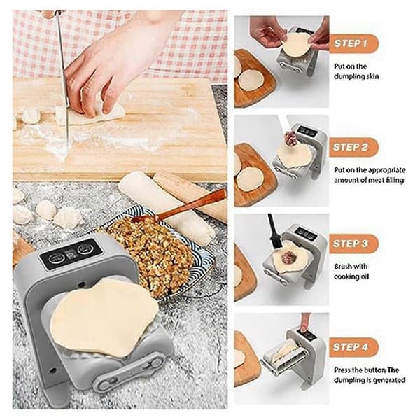 Elektrisk Dumplingmaskin, Hushåll - Dumplingpressform, Automatisk Enkel Dumplingtillverkning