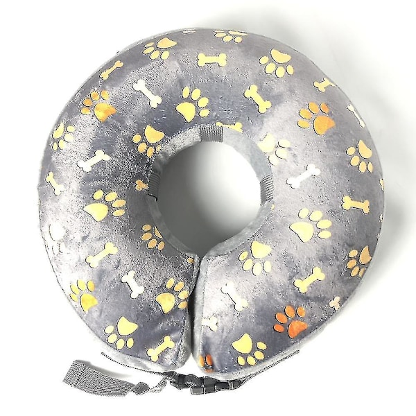 Blue Paw Print Fills The Safety Fence Collar To Keep Your Pet Safe On