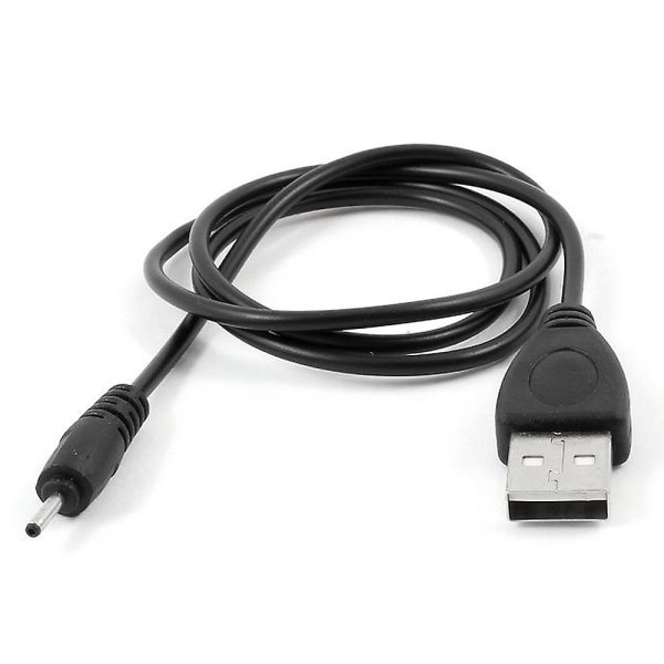 60 cm lång USB laddarkabel DC 2,0 mm för N78 N79 N82