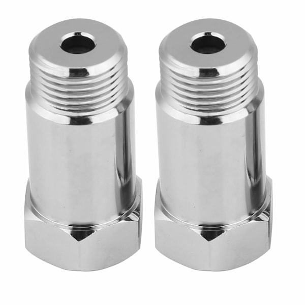 O2-sensorafstandsholder, iltsensorafstandsholder, 2 stk. 45 mm M18 1,5 Check Engine Light Eliminator Adapter