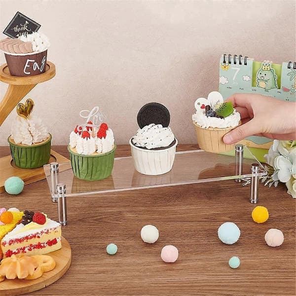 Akryl Display Stativ Klar Stativ Cupcake Display Stativ Akryl Brakett Akryl Riser Display Rack