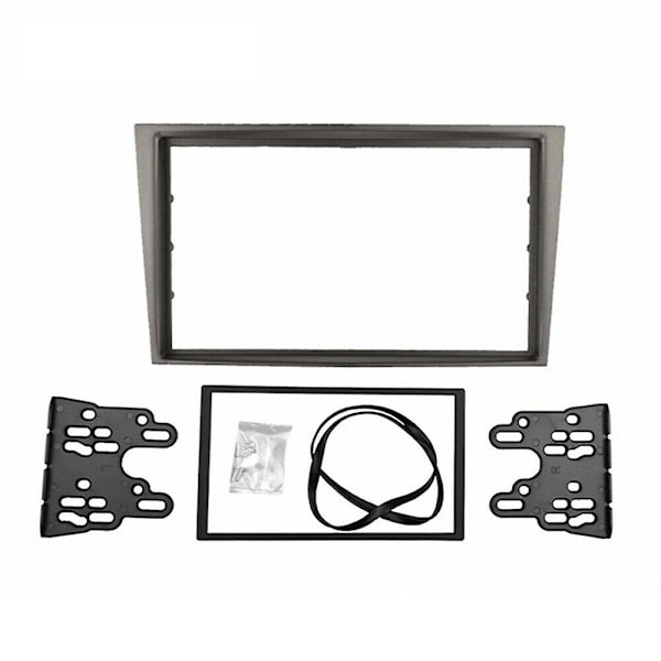 2 Dobbelt Din Radio Stereo Panel Fascia Dash Kit Installations Trim Kit til Opel