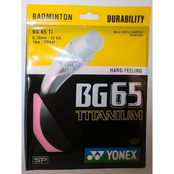 BG65Ti Badmintonsträngset – Rosa
