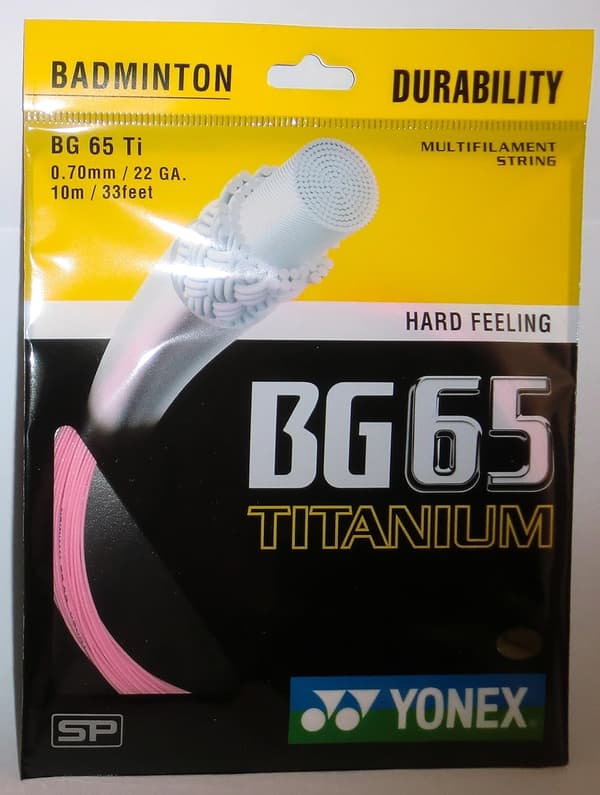 BG65Ti Sulkapallon Jännesetti – Pinkki