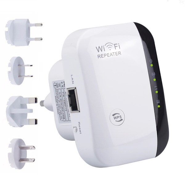 Trådlös nätverksförstärkare WiFi-signalförstärkare Repeater Liten Bun Router Repeater Förstärkare AP
