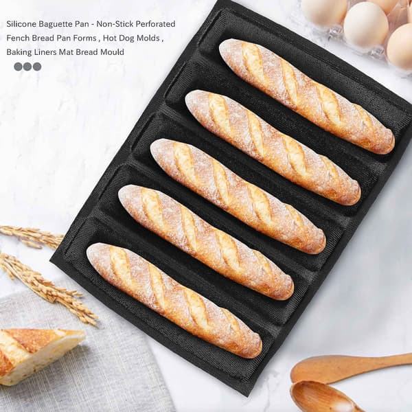 Silikon 5 Fordypninger Gjenbrukbar Silform/Brødform Bakeform Mat