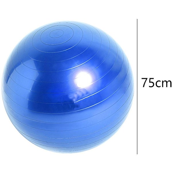 Tasapainovakiopallo, joogapallo pumpulla sininen 55cm