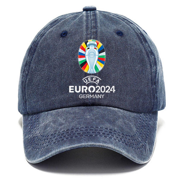 Europæisk Cup Vasket Bomuld Trykt Hat Gammel Far Hat Mænd Retro Udenlandsk Handel Baseball Cap Populær Blød Top Cap 1 stk