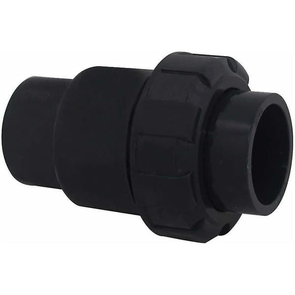 1 stk. Kugle-Tjekventil DN25 PVC Tjekventil Tilbageflowshindrende Ventil Swimmingpoolventil (I.D. 32mm)