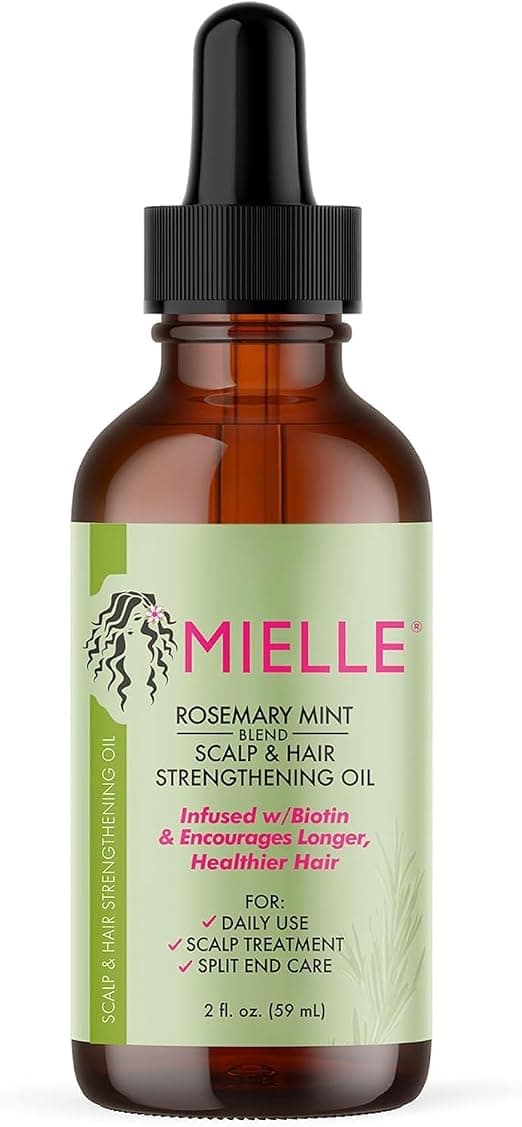 2pk Rosmarinmynte Hårvekstolje - 59 ml (2 fl oz)