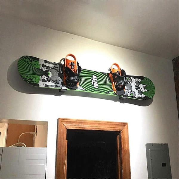 Minimalistisk Snowboard Display Rack, Väggmonterad Förvaring Minimalistisk Väggmonterad Surfbräde Rack / Display