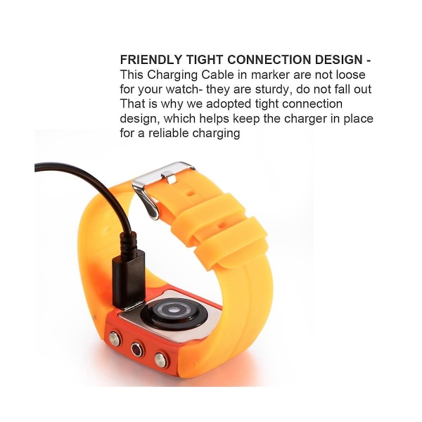 Snabb USB laddarkabel för M430 Smart Watch 1m Laddkabel Datasladd för M430 Gps Watch