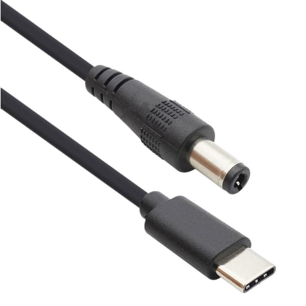 1-pakning typec til dc5521 adapterkabel laptop 65w Typec til DC hurtigladekabel