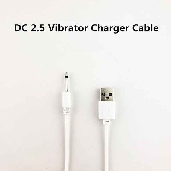 USB DC 2,5 Vibrator Opladerkabel Ledning Til Genopladelige Voksenlegetøj Vibratorer Shytmv