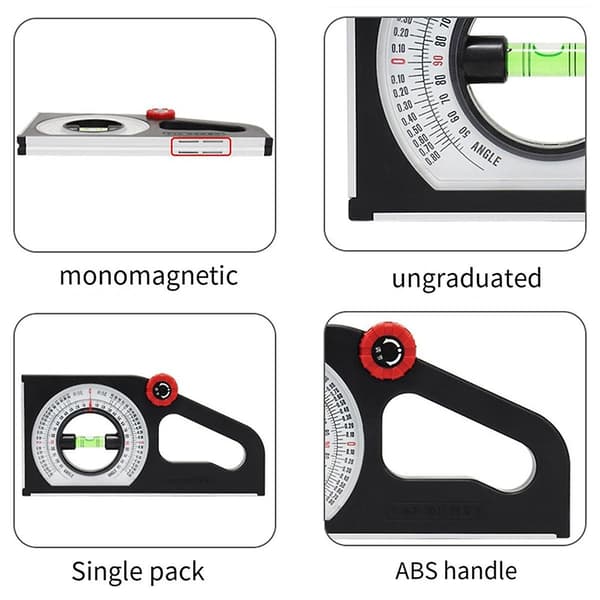Ingeniørinklinometer, Universell Hellingsmåleskala, Multifunksjonelt Goniometerinstrument Me