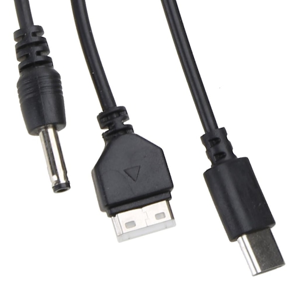 Universal USB til Multi Plugg Mobiltelefonladerkabel 10 i 1 USB-kabel 20CM