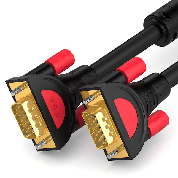 Högupplöst VGA-kabel, datakabel i ren koppar för dator, transmissionskabel, 3+9 anslutningskabel för displayprojektor