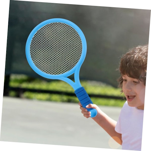 1 Set Sportverktyg Barn Badmintonracket Tennisracket Nätväska Utomhusleksaker Badmintonracket Slumpmässig Färg