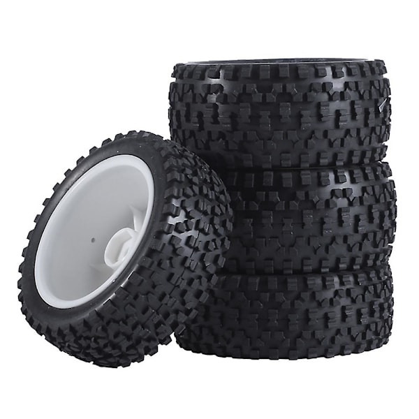 4 stk. 85 mm Dekk Hjul for 144001 124019 104001 RC Bil Oppgraderingsdeler 1/10 1/12 1/14 Skala Off R