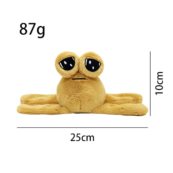 Min husdjurs-alien Pou plysch periferi, söt och söt poppande cirkel