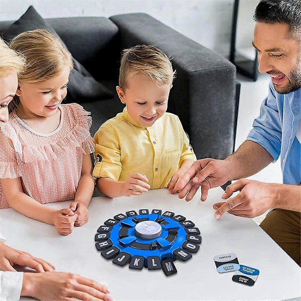 Vanhemman ja lapsen vuorovaikutteinen nopea sanapelit Quick Thinking Letter Pressing Game Englanninkielinen versio