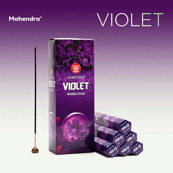 Violet Förpackade Hushålls Importerade Rökelsepinnar Inomhusdoft