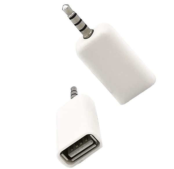 Bil aux til USB hun 3.5MM U disk koblet til CD-spiller lydkabel Bil lydhode
