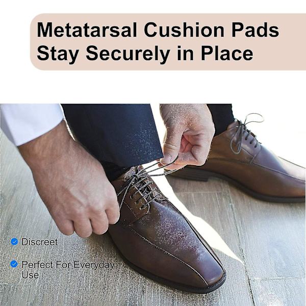 Metatarsal Gel Protector Cushion Pads - Lindra smärta i trampdynan - Metatarsal Pads - Metatarsalgia Insoles-mxbc
