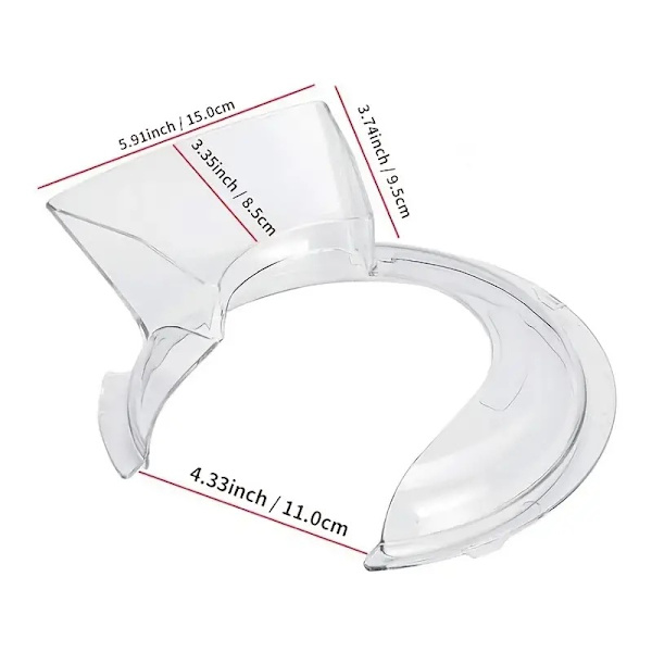 4,5 ja 5 litran kaatamissuoja KitchenAid-takaisesekaimelle, KN1PS, KSM500PS, KSM450