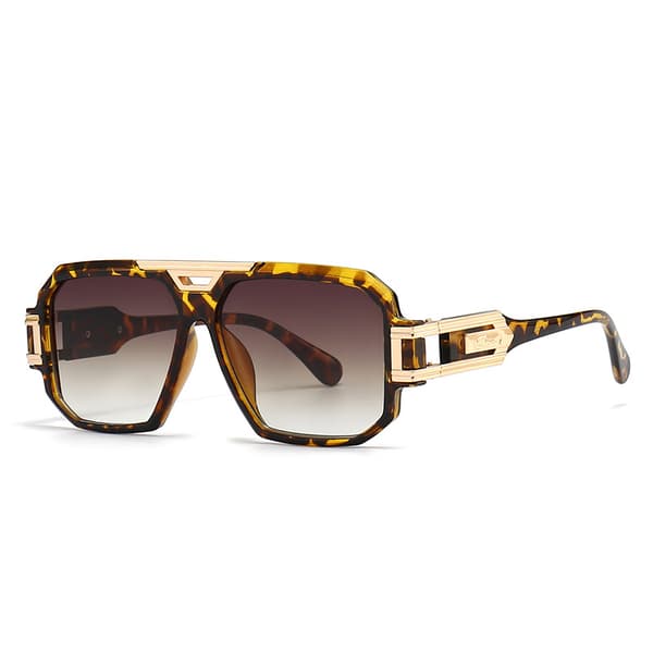 Nye moderne retro store ramme solbriller for menn INS-stil