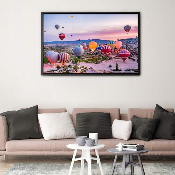 1000 Brik Puslespil, Puslespil til Voksne Teenagere Puslespil Varmtluftballon (70x50cm)
