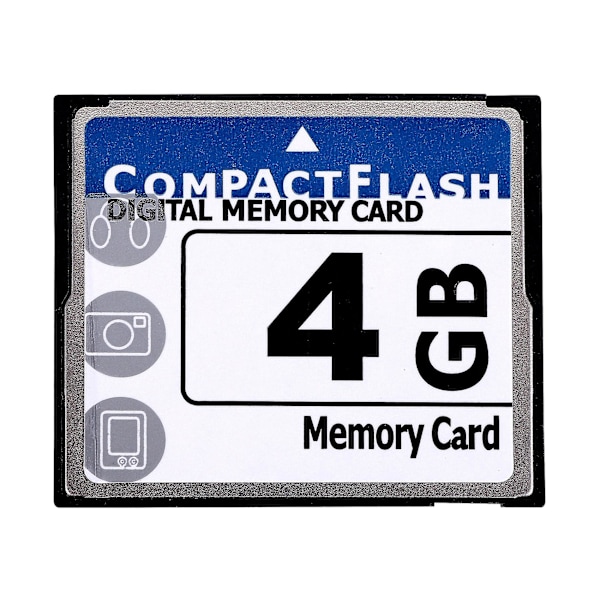 Professional 4GB Compact Flash Memory Card(White&Blue)