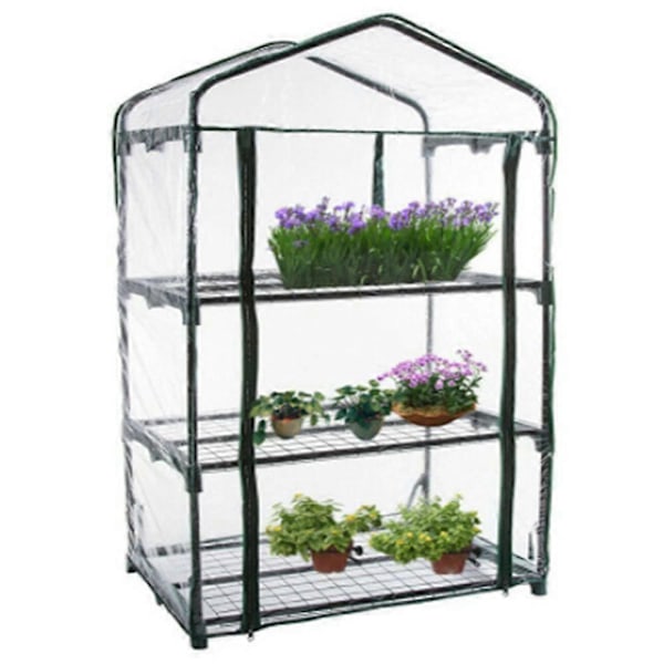 PVC Transparent Vattentätt Växtskydd Mini Växthus PVC Plast Trädgård Utomhusväxter Odla