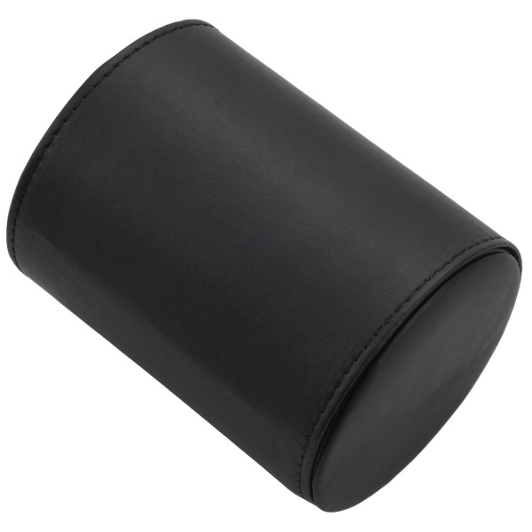 Musta solmio kaulanauha case matkalahjarasia, sylinterin muotoinen
